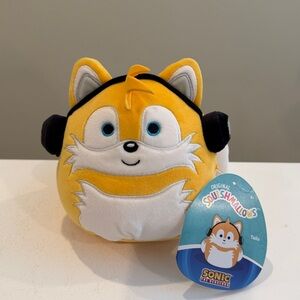 NWT 5" Gamer TAILS Sonic the Hedgehog Squishmallow